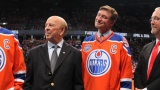 Wayne Gretzky et Bob Cole