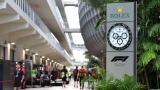 Une vue des paddocks au Grand Prix de F1 de Miami.