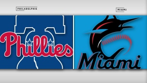 Phillies 6 - Marlins 7 (10 manches)