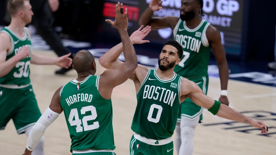 Al Horford et Jayson Tatum