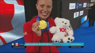 Médaille d'or pour Jacqueline Simoneau