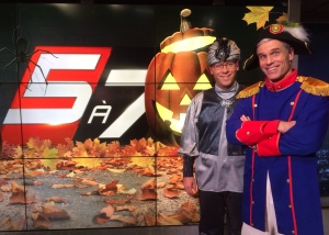 Fidèles à nos bonnes habitudes, nous avons sorti nos plus beaux costumes pour l'Halloween! Halloween 5 à 7 31-10-2014