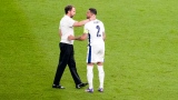 Gareth Southgate et Kyle Walker 