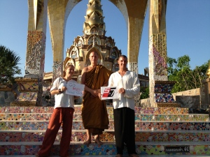 Catherine Pépin, Phra Julien et Martin Bélanger