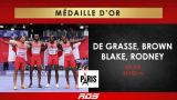 Andre DeGrasse, Brendon Rodney, Jerome Blake et Aaron Brown