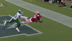 Brandon Aiyuk passe tout près d'un touché spectaculaire!