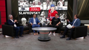 Slafkovsky discute de son nouveau contrat