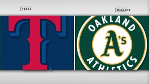 Rangers 2 - Athletics 3