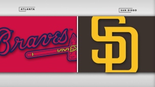 Braves 4 - Padres 5