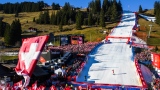 La piste d'Adelboden, en Suisse