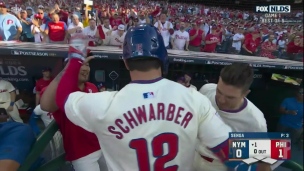 Schwarber donne le ton avec un retentissant circuit