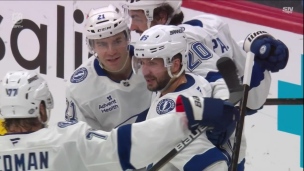 Kucherov ouvre son compteur avec un puissant tir