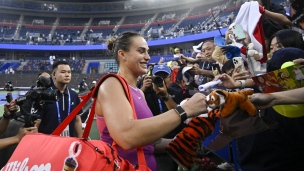 Sabalenka dans le carré d'as sans broncher à Wuhan