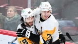 Kristopher Letang et Evgeni Malkin