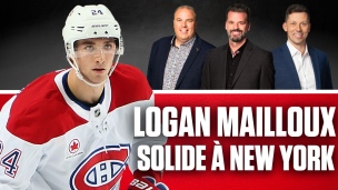 Un 1er match encourageant pour Logan Mailloux