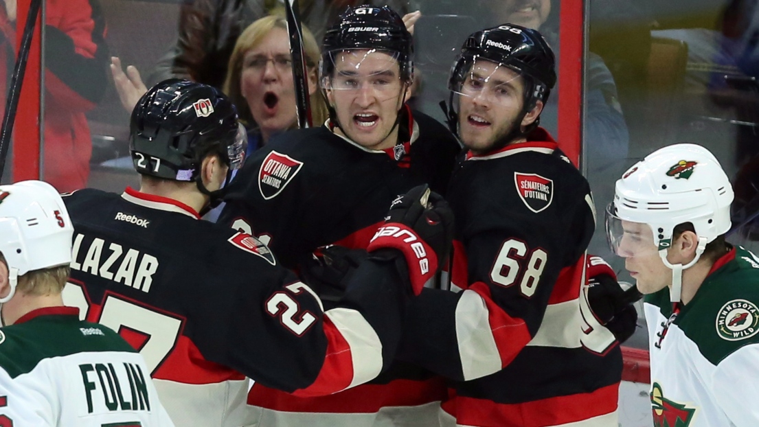 Mike Hoffman à droite