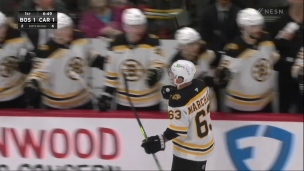 Marchand joue au « Pinball » pour marquer!