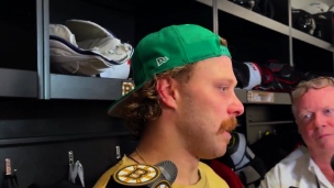 Pastrnak prend ses responsabilités