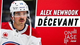 Alex Newhook déçoit!