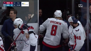 Blessé, Ovechkin retraite au vestiaire