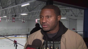 Patrice Bernier explique un nouvel outil pour les joueurs de hockey