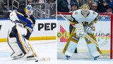 Jordan Binnington et Adin Hill