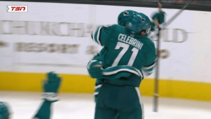 Celebrini insuffle une lueur d'espoir aux Sharks