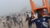 Une bousculade de masse a éclaté dans un stade de soccer du sud de la Guinée dimanche.