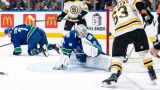 Brad Marchand et Thatcher Demko