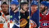 John Gibson, J.T. Miller, Elias Pettersson, Brock Nelson, David Savard