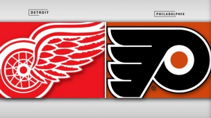 Red Wings 1 - Flyers 2 (Prolongation)