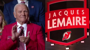 Jacques Lemaire honoré par les Devils