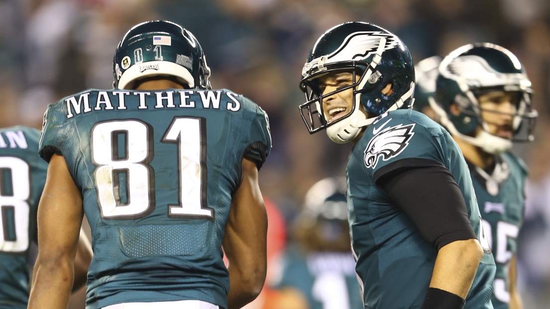 Mark Sanchez et Jordan Matthews