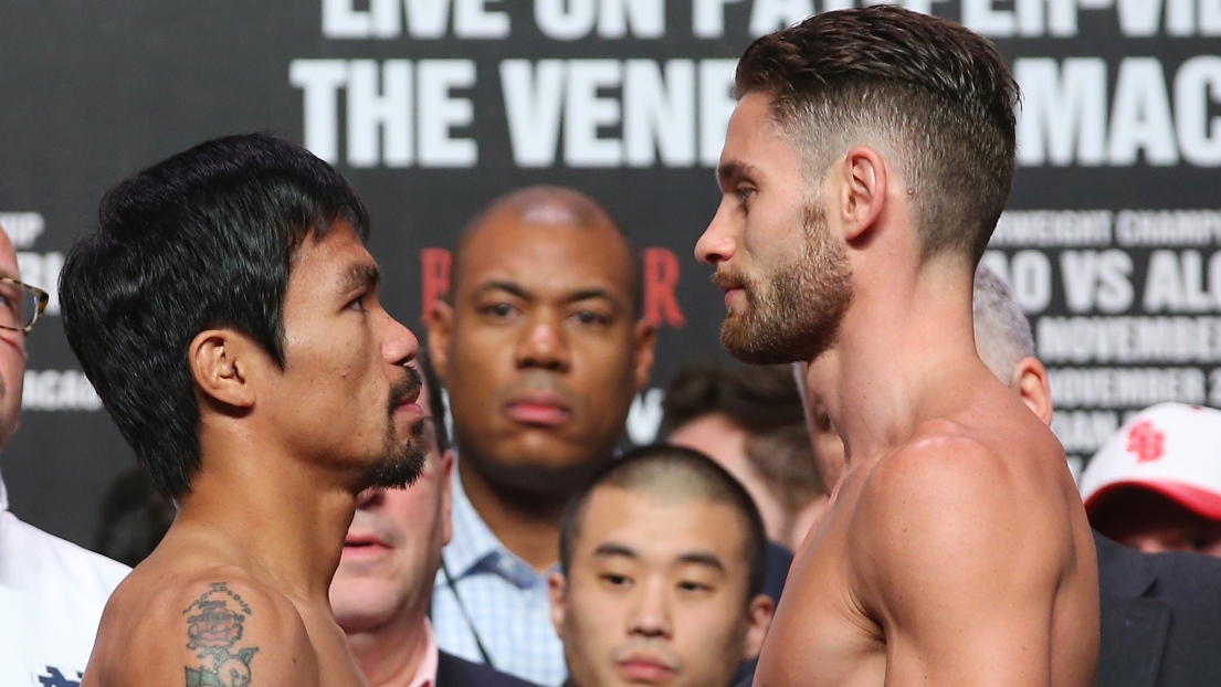 Manny Pacquiao et Chris Algieri