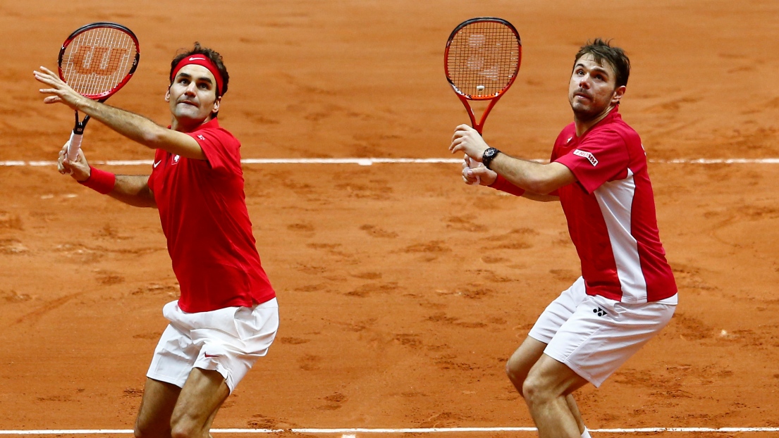 Roger Federer et Stanislas Wawrinka