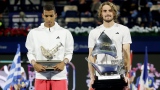 Félix Auger-Aliassime et Stefanos Tsitsipas