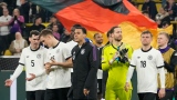 Des joueurs de l'Allemagne célèbrent leur qualification