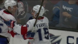 Farrell touche la cible et crée l'égalité