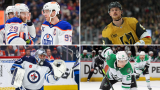 Leon Draisaitl, Connor McDavid, Jack Eichel, Connor Hellebuyck et Jason Robertson.