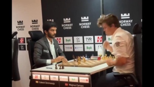 Échec et frustration pour Magnus Carlsen