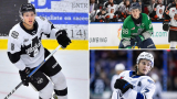 Justin Carbonneau, Braeden Cootes et Cole Reschny