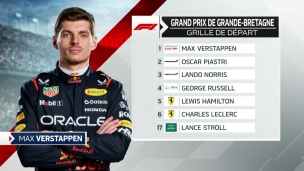 Verstappen devant les McLaren à Silverstone