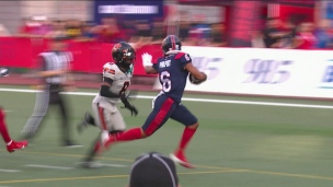 Les Alouettes traversent le terrain en trois jeux!