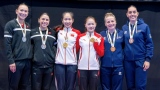 Sarah Milette et Sophiane Méthot sont montées sur la deuxième marche du podium.