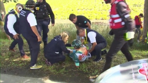 Très lourde chute de Jasper Philipsen