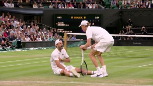 En avance contre Sinner, Dimitrov se blesse  