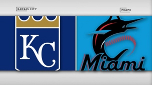 Royals 7 - Marlins 8 (10 manches)