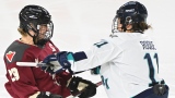 Marie-Philip Poulin et Abby Roque