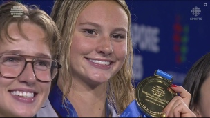 Une 4e médaille d'or pour McIntosh à Singapour