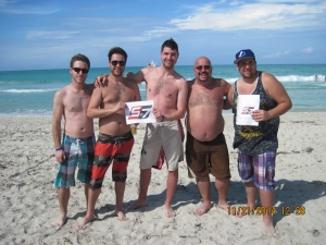 Dany, Francis, Dominique, Daniel et Olivier